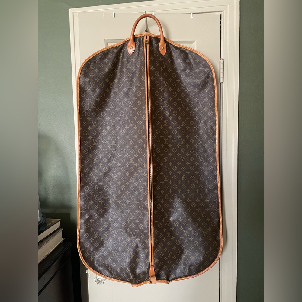 Louis Vuitton garment bag classic Monogram Canvas '80s luggage